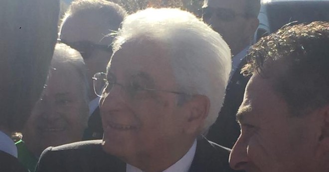 Il Presidente Mattarella a L'Aquila