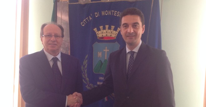 Rettore Paolone e sindaco Maragno