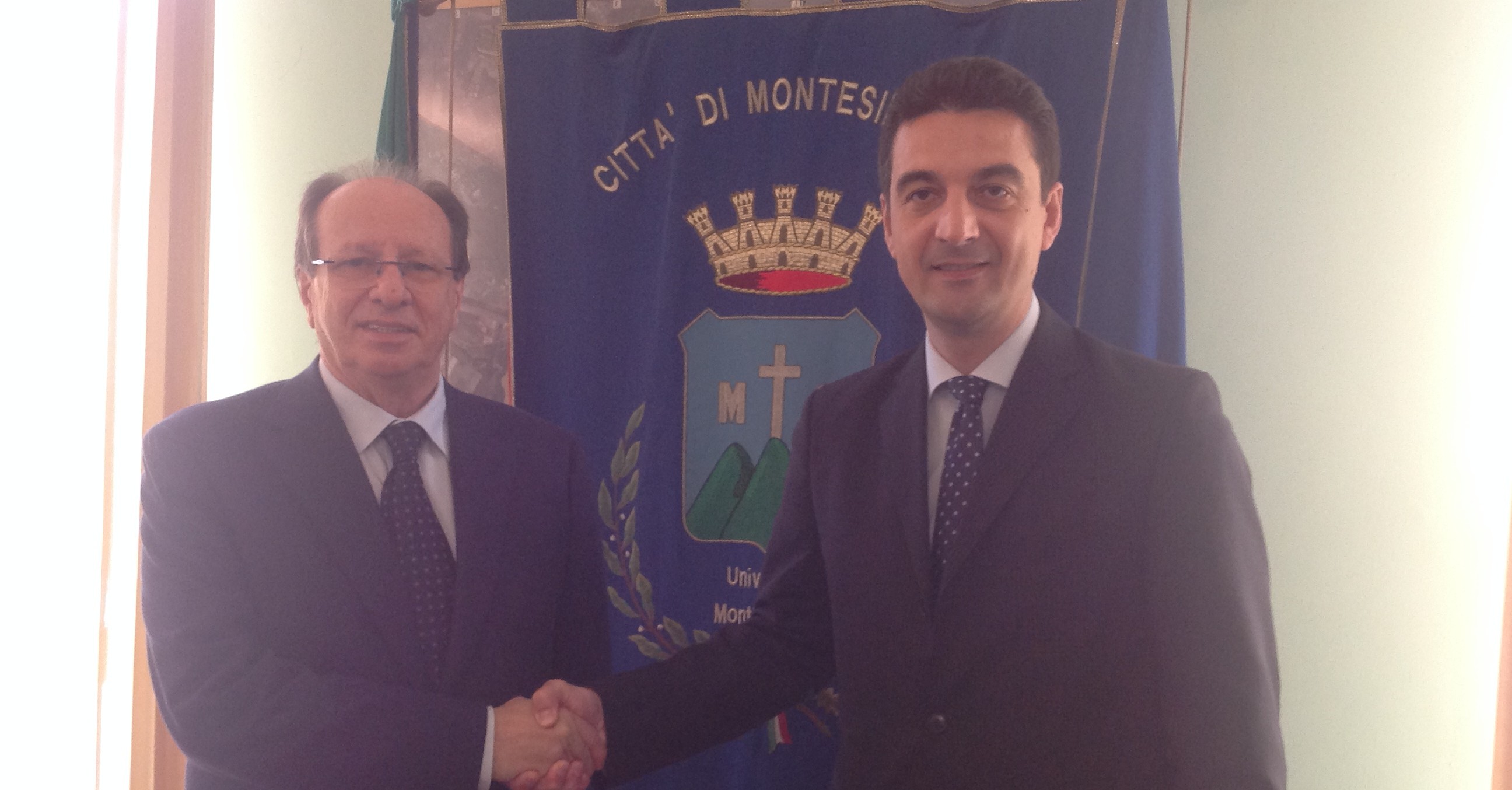 Rettore Paolone e sindaco Maragno