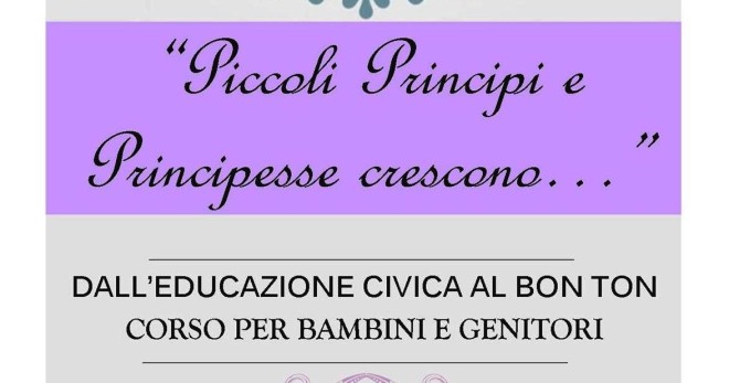 Locandina Bon ton bambini