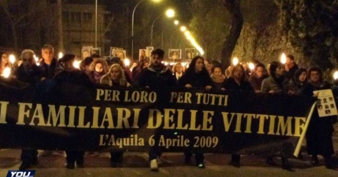 Fiaccolata di commemorazione vittime del sisma