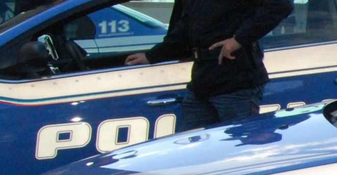 Intervento della polizia