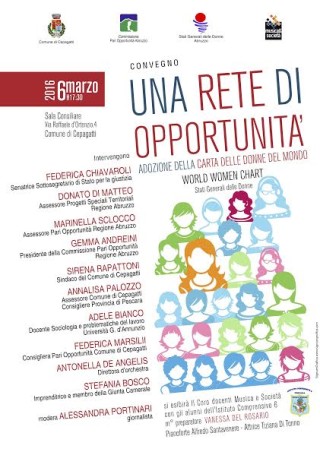 Locandina "Una rete di opportunità"