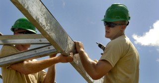 Operai in cantiere