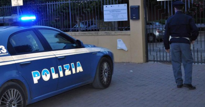 Intervento della polizia