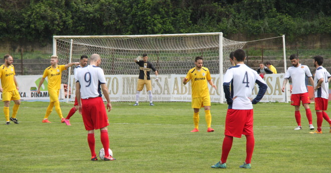 Una fase della partita Francavilla - Miglianico