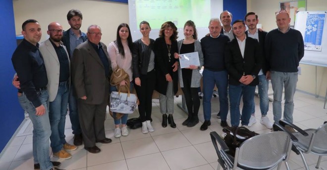 Gli studenti dell'istituto Pomilio