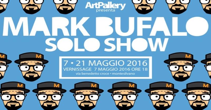 locandina MARK BUFALO solo show