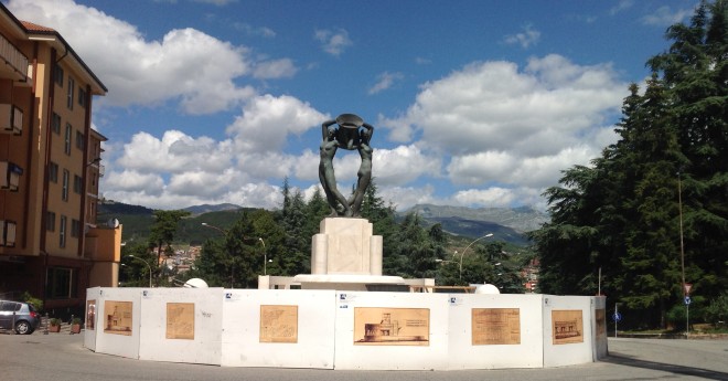 Fontana luminosa L'Aquila