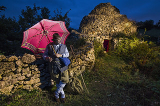 Il pastore - Tholos di valle Giumentina, Parco Nazionale della Majella
