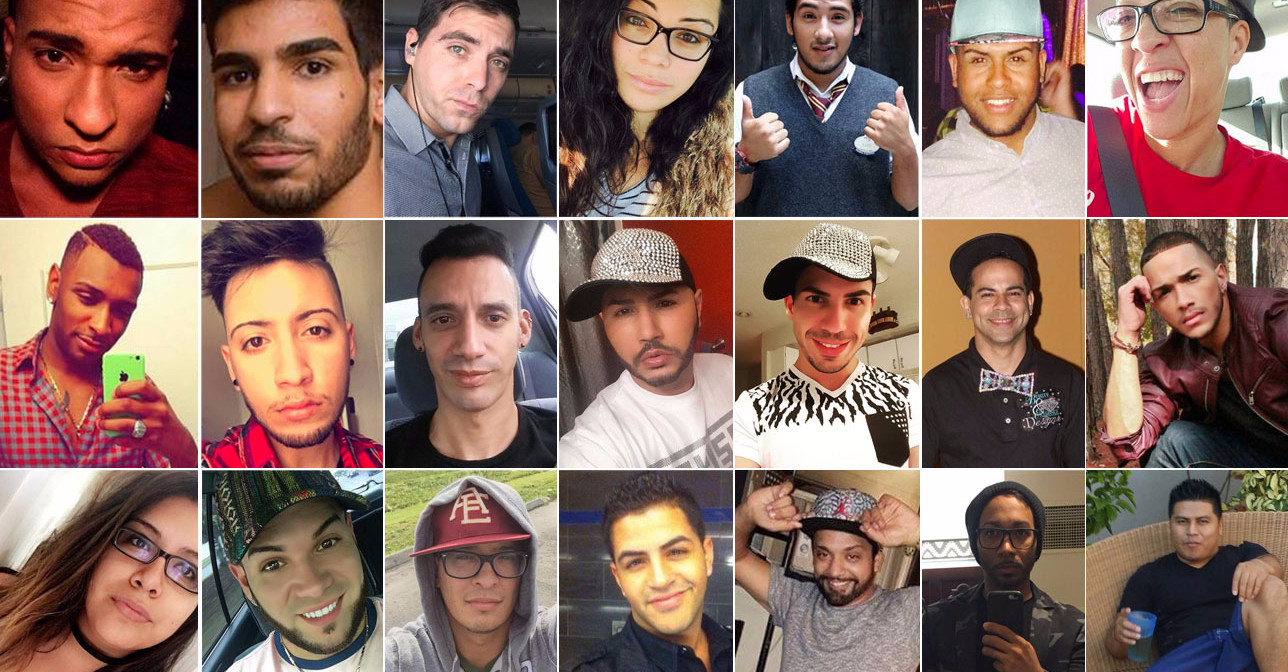 Le vittime di Orlando in Florida