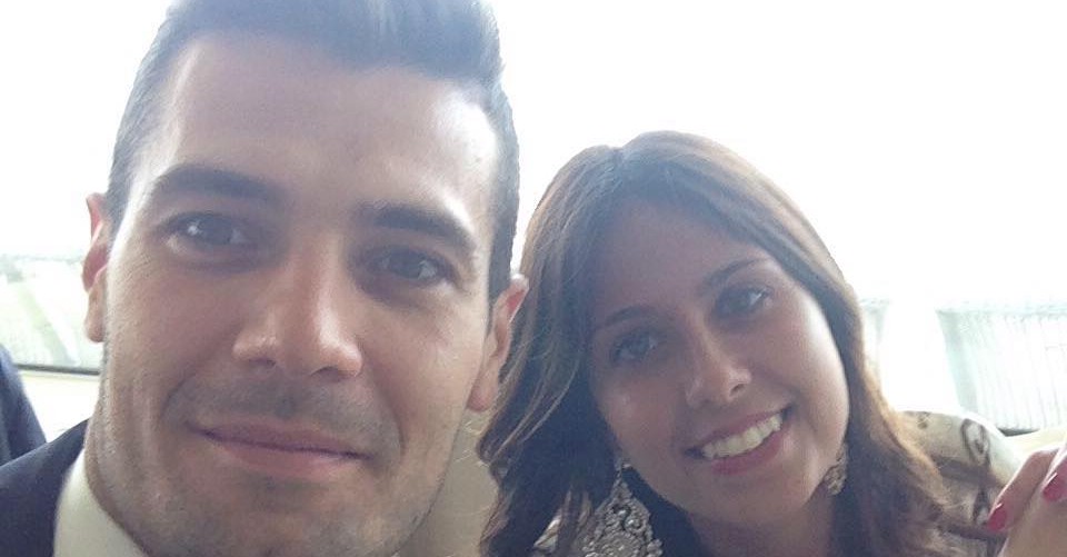 Paolo Palmucci con la fidanzata