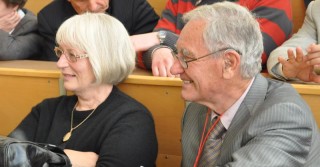 Roy Kerr and his wife