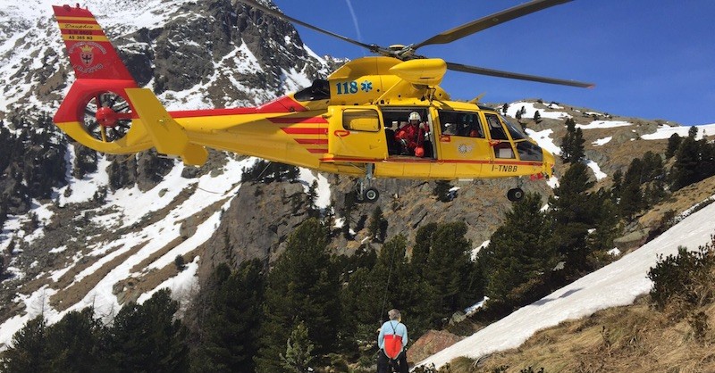 Elisoccorso in montagna