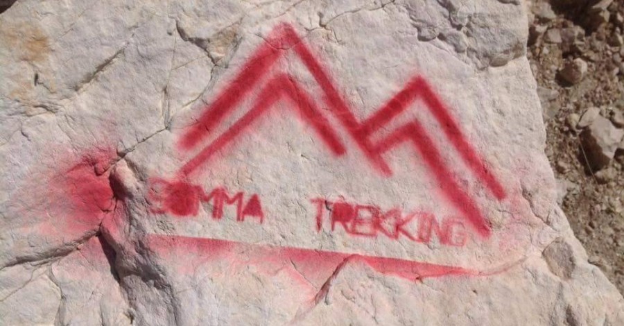 Firma sul Corno Grande