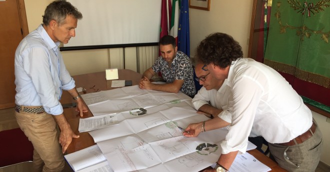 Sottopasso stazione, Giunta Comune di Pineto