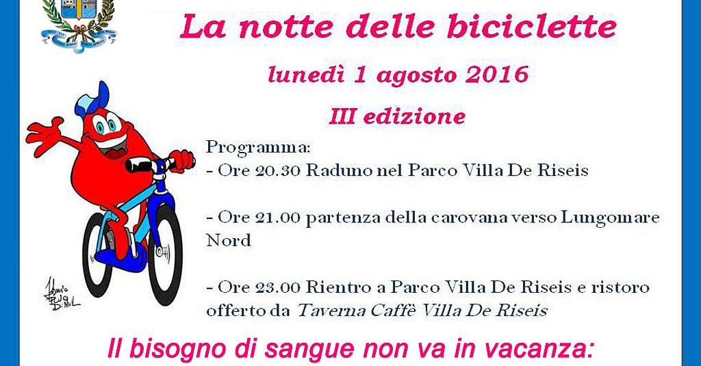 Notte delle biciclette 2016 light