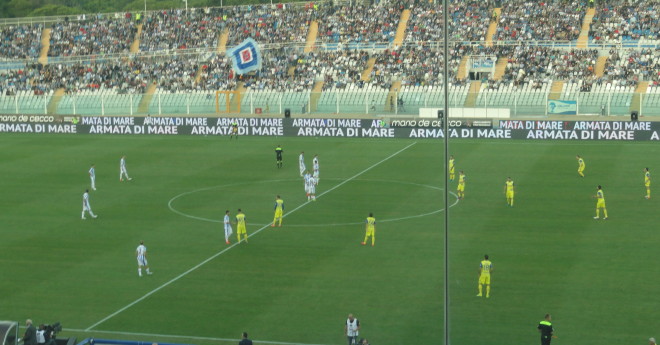 pescara-chievo-linizio-della-partita