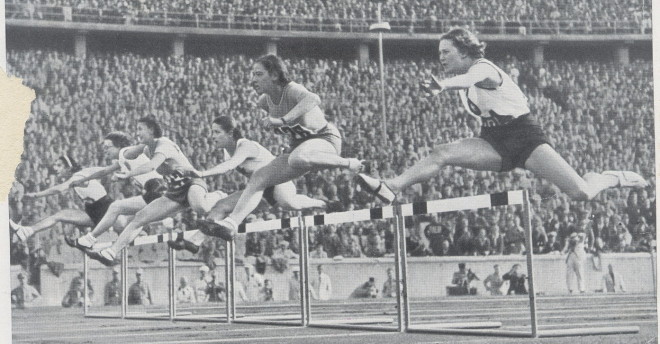 Ondina Valla in gara