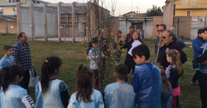 Giornata Nazionale dell'Albero festeggiata al Parco dell'Infanzia