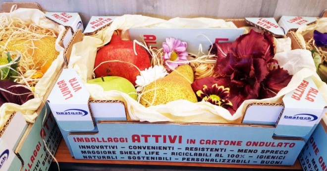 Packaging antispreco, cartone attivo per frutta e verdura