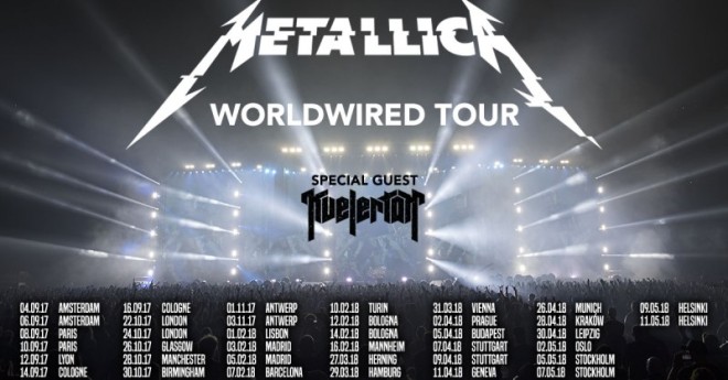 Metallica in Italia con il Worldwired tour