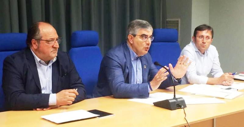 ll Sottosegretario Mazzocca, il Governatore D’Alfonso e il Direttore Ufficio Ricostruzione D'Alberto su edilizia scolastica post sisma