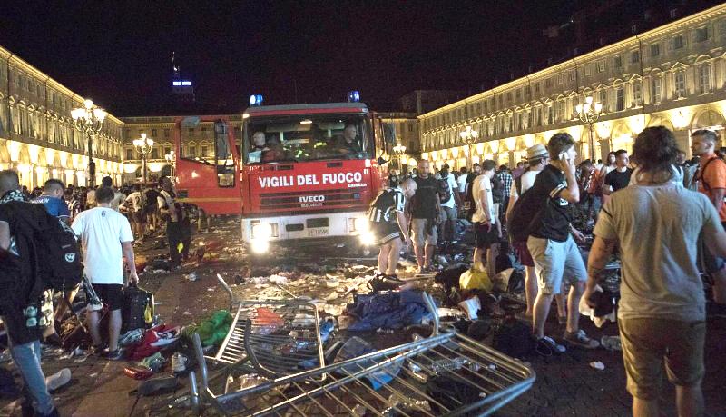 Finale Champions, panico a Torino