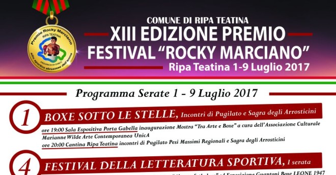 Premio Rocky Marciano programma