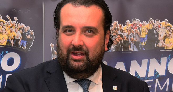 Il presidente della Divisione Calcio a cinque Andrea Montemurro