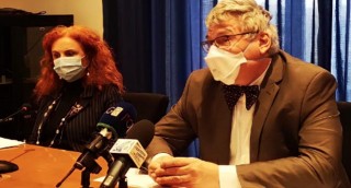 Il Direttore Generale Thomas Schael e la project manager Maria DI Sciascio