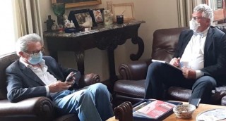 Il Direttore Schael con Sindaco e assessore