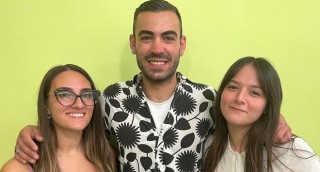 Foto da sinistra_Elena Serafini_Samuele Di Campli_Ilaria Luisa Travaglini abruzzesi