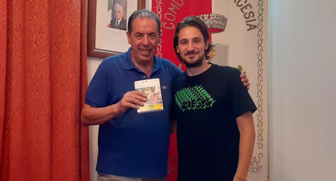 Giuseppe Durato con il sindaco di fossacesia