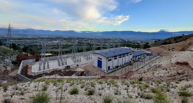 Centrale elettrica TERNA a Celano