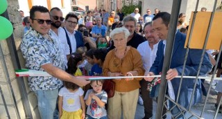 serramonacesca inaugurazione campo polivalente