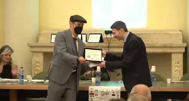 Bruno Montefalcone e Piko Cordis Presidente del Premio