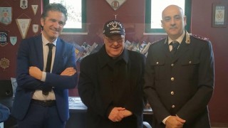 il vescovo leuzzi al comando di polizia locale teramo