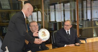 mons. Leuzzi in questura