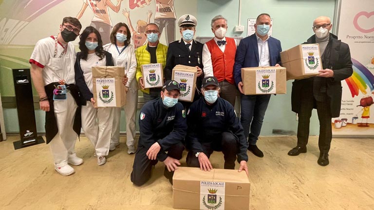 donazione giochi reparto pediatrico ospedale pescara