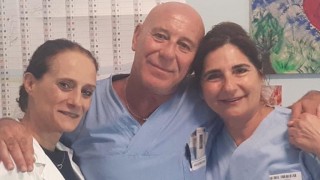 Francesco Pasquini con Roberta Di Nenno alla sinistra e Tiziana Di Castelnuovo