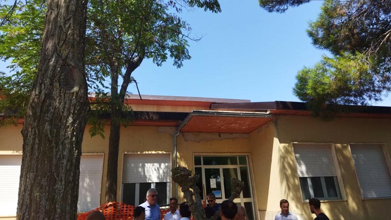 La sede dell'ambulatorio infermieristico a Roccaspinalveti