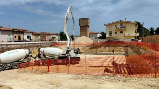 lavori alla Torre dell'acqua fossacesia