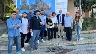 apertura cantiere alloggi via Caduti per Servizio