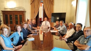 museo delle genti di mare pescara il sindaco masci in riunione
