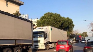 traffico pesante sulla ss16 fossacesia