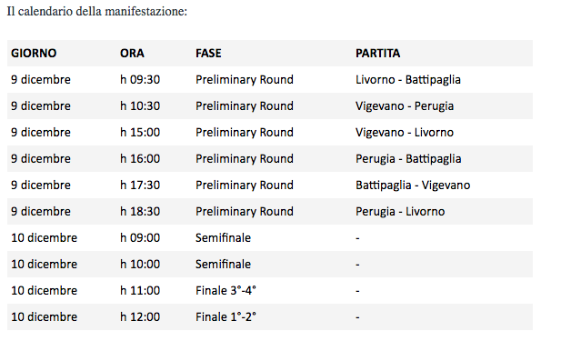 calendario pallamano 2023