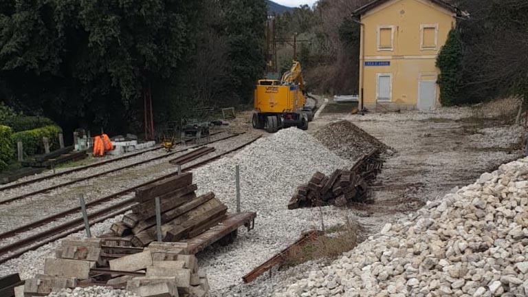 tratta ferroviaria tra Archi e Castel di Sangro