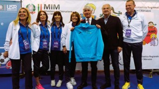 Foto di gruppo con il ministro andrea Abodi