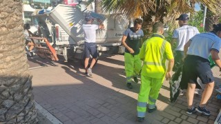 Ombrelloni rimossi a Tortoreto